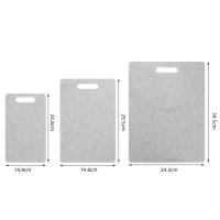 HOGUITA-Juego de 3 Tablas de Cortar para Cocina– Set de Tablas de Cortar con Diseño Efecto Granito,Antibacteriana,Fáciles de Limpiar, Aptas para Lavavajillas, Ideales para Carne, Verduras, Frutas y Pan - details 1