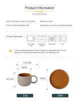 Juego De Tazas De Cerámica Estilo Japonés Creativo Y Sencillo Taza De Agua Para La Oficina Taza De Té De La Tarde Vajilla Ecológica Para Regalar En San Valentín - details 3
