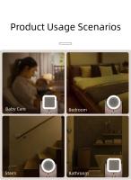 Lámpara Nocturna LED Con Control Sensorial Para Bebés Y Niños Habitaciones Dormitorio Pasillo Baño Con Enchufe EU US - details 6