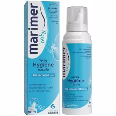 Marimer Spray nasal Baby isotónico (Higiene nasal diaria ) 100ml.Mustela - 1