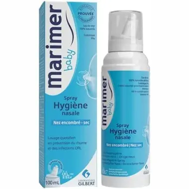 Marimer Spray nasal Baby isotónico (Higiene nasal diaria ) 100ml.Mustela - 1