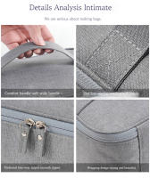 Bolsa De Viaje Impermeable Para Hombres Y Mujeres Gran Capacidad De Almacenamiento Portátil Maquillaje Y Toallitas Bolsa De Baño - details 5