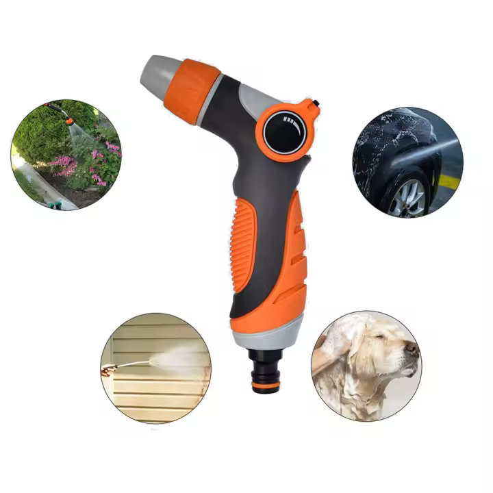 Pistola De Agua De Alta Presión Con Control De Pulgar 10 Modos Regadío Para Jardín Y Limpieza Pesada APWIKOGER - 1