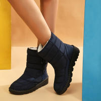 Botas De Nieve Impermeables Para Mujer 2023 Con Plush Grueso Antideslizantes Y Cálido Zapatos De Invierno Con Plush Interior Botas De Plataforma Tallas 35-44 - details 9