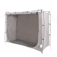 vidaXL Tienda de almacenamiento impermeable gris - details 3