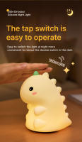 Lámpara De Noche Dinosaurio Unicornio Recargable LED Silicone Para Niños Luces De Ambiente Para Dormitorio Y Cocooning Regalo Para Bebés - details 3