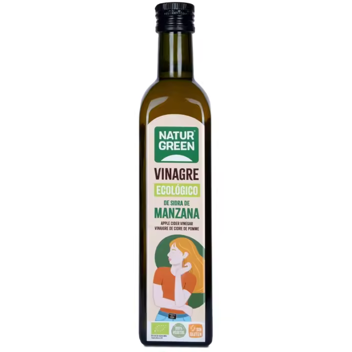 Vinagre de Sidra de Manzana Bio 500ml Natur-Green - 1