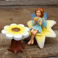 Juego De Flores Fae Para Decorar Un Ambiente Relajante Con Micro Paisajes De Macetas Adorno De Verano Para Exterior Estilo Fairy - details 13