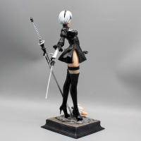 Figura De Juego Nier Automata 2B 27.5cm Cuatro Estilos Estatua De Mecha Lifeform Decoración De Escritorio Regalo De Juguetes Para Coleccionistas - details 10