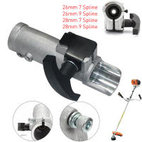 Abrazadera De Conector De Eje Para Motosierra Eléctrica Accesorios De Cortacésped Y Podadora De Arbustos 26mm/28mm 9/7 Ranuras - details 1