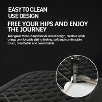 Cojín De Asiento De Coche Universal Lavable Y Transpirable Antideslizante Con Espuma De Memoria Para Vehículos Y Sillas De Oficina - details 2