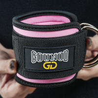 2pc/3pc GOUNOD Tirantes De Tobillo Para Fitness Cinturones De Soporte Ajustables Con Anillo D-Ring Para Ejercicios De Poder En El Gimnasio Con Hebilla Protección Deportiva - details 5
