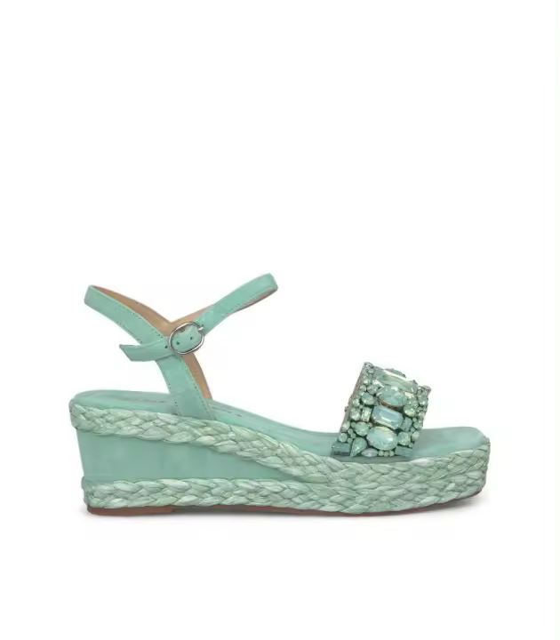 Alma en Pena mujer sandalias V241014 suede mint - 1