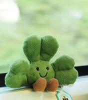 Muñeco De Peluche Original Jelly Cat 11cm De Four Leaf Clover Juguete Interactivo Para Perros Y Gatos Decoración De Hogar Regalo De Vacaciones Edición Limitada Para Irlanda - details 2