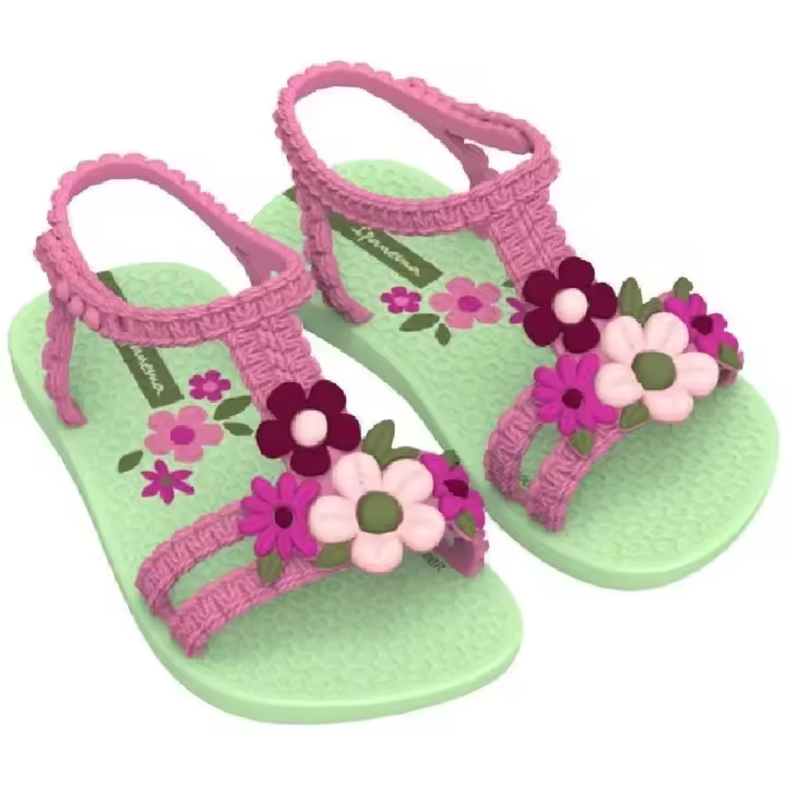 Chanclas marca Ipanema modelo 83082-20735 para bebe en color verde - 1