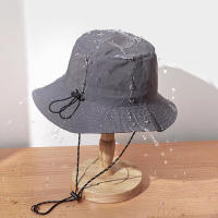 Gorro De Pescador Impermeable Para Mujer Protección Solar De Verano Sombrero De Paja Panamá Para Acampar Senderismo Montañismo Unisex - details 11