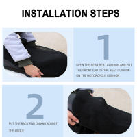 Cubierta De Asiento Para Motocicleta Verano Protección Solar Y Calor Malla De Hidrato De Azúcar 3D Transpirable Cubierta De Pedal Moto - details 5