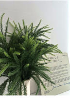 Rama De Pino Artificial Ramas De Pino Falsas Plantas Imitación De Pino Norfolk Para DIY Corona Navidad Decoración Interior Hogar - details 4
