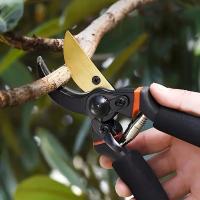 Tijeras De Podar Profesional De Titanio 8.5 Pulgadas (T13) Herramienta De Jardinería Afilada Y De Alta Calidad Para Podar Plantas Y Arboles - details 11