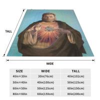 Manta Suave Jesus-Obi Para Viajes Cubierta De Silla Y Cama Estilo Moderno Adecuada Para Otoño Primavera Antipelusa Portátil - details 0