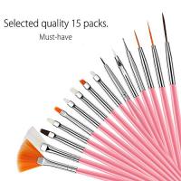 YIKOOLIN Kit De Pinceles Para Uñas 20pcs Set De Pintura De Uñas Con Lápiz De Esmalte Gel UV Y Diseño De Uñas Acrílicas Herramientas DIY Para Estética De Uñas - details 3