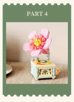 Bloques De Construcción De Cámara Con Flores Eternas Juguetes DIY Creativos Para Niños Regalos De Cumpleaños Modelos De Suculentas En Macetas Adecuado Para Adolescentes Y Adultos - details 6