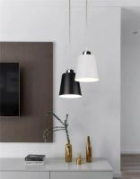 Nuevo Iluminación Creativa Nórdica Minimalista LED Para Interiores Hogar Restaurante Lámpara Colgante Metálica De Color Variado Fuente De Alimentación AC 220V - details 2
