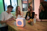 Bigben PARTYBTKML Altavoz Bluetooth® Ideal para Karaoke con dos micrófonos y efectos luz para fiestas Lila - details 2