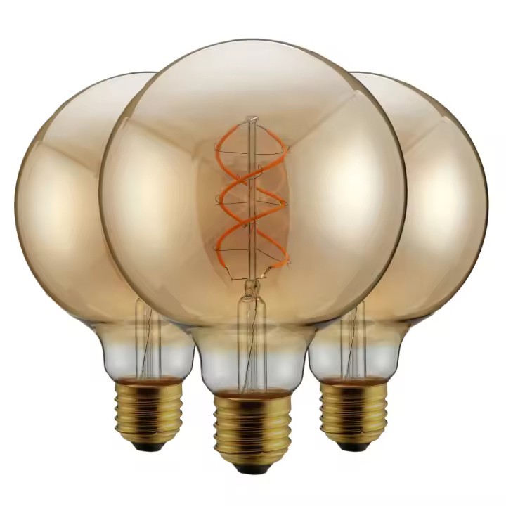 CLAR Bombilla LED Globo Regulable Filamento G95 5W - 1