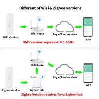 Termómetro Inteligente De Humedad Tuya WiFi Zigbee 3.0 Para El Hogar Con Alarma Remota Compatible Con Alexa Y Google Assistant - details 0