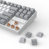 Teclado mecánico 3inuS 87 teclas 5 en 1 con hub dual USB-C y cable hot-swappable - interruptores marrones. - details 0