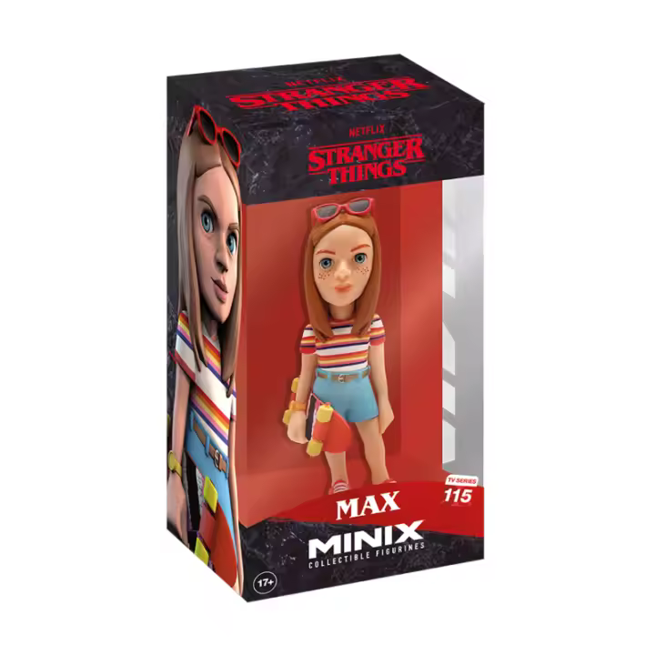 Figura Minix Max Stranger Things 12cm. Figura coleccionable con acabados detallados. Perfecta para fans y coleccionistas de ediciones especiales. - 1