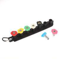 Juego De Puntas Multifuncional Para Lavadora De Alta Presión Con Soporte De Boquilla 5/7 Boquillas 1/4 Pulgada Conector Rápido Accesorios DIY - details 4
