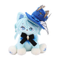 Juguetes De Peluche Genshin Impact Meow Lindo Decoración De Habitación Para Niños Regalos De Cumpleaños Animales De Peluche Relleno De Algodón PP - details 6