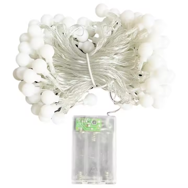 Cadena De Luces LED 20LED 3M Para Decoración De Navidad Y Año Nuevo EnOutdoor E Indoor Estilo Farolillo Ideal Para El Hogar - 1