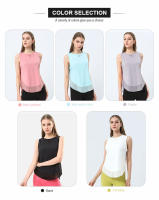 Chaleco De Yoga Para Mujer Verano Transpirable Malla Deportivo Sin Mangas Camiseta De Gimnasio Para Running Al Aire Libre - details 0