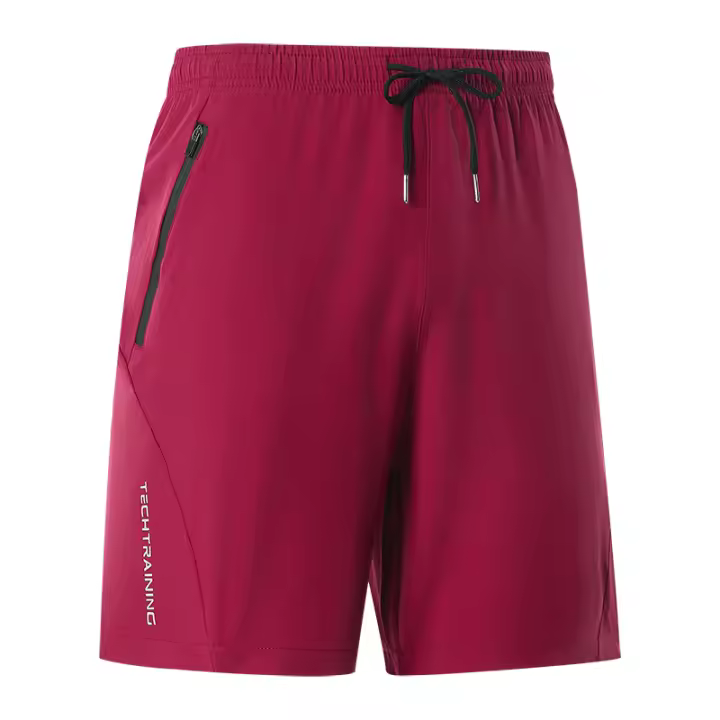 Shorts Deportivos Para Hombre Verano Gimnasio Running Ciclismo Cintura Con Cordón Secado Rápido Transpirable Reflectante - 1