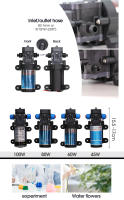 Kit De Riego Automático De Jardín Con Bomba De Agua Auto-Primeriza 60WSistema De Misted Cooling Ajustable De 1/4 Pulgada Material Plástico - details 2
