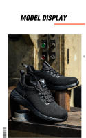 Zapatos De Seguridad Para Hombre Con Punta De Acero Indestructibles Y Protección Contra Punzadas Botas De Trabajo Ligeras Y Resistentes - details 15