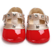 Meckior Zapatos De Princesa Para Bebés Niñas 2024 Nuevos Con Hebilla De Lámina De Cuero Patentado Antideslizante Para Primeros Pasos Niños Recién Nacidos 0-18M - details 10