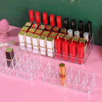 Organizador De Maquillaje Para Labiales Y Pinceles De Cejas En Plástico Transparente Estilo De Escritorio Para Uso Doméstico - details 2