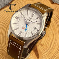 Reloj Automático Tandorio NH34 Para Hombres 39mm GMT Pilot Diversión AR Cristal De Zafiro Fecha Resistente Al Agua 20BAR Moda Relojes De Pulsera De Acero Inoxidable - details 24
