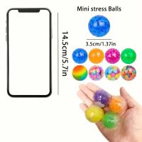 Paquete de 10 pelotas antiestrés con cuentas de agua de colores - details 0