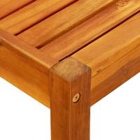 vidaXL Mesa de jardín de madera de acacia maciza 85x57x29 cm - details 3