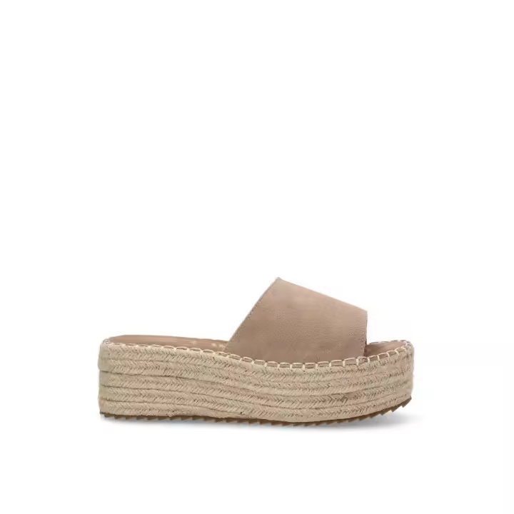 SANDALIA DE PALA ETIKA 10056 ABAMA, MUJER BEIGE - 1