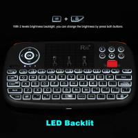 Teclado Inalámbrico Mini Rii I4 Con Touchpad Control Remoto De Ratón Para Windows Android TV Box Smart TV Backlit 2.4GHz - details 7