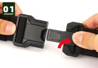 Cinturón Táctico Duradero De Aleación De Aluminio Con Hebilla De Solución Rápida Para Hombres Cinturón Elástico De Cowboy Para Exteriores Y Caza - details 4