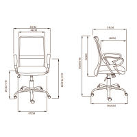 Furniture Style S.L. - Silla de Escritorio con asiento textil Modelo Helena - details 2