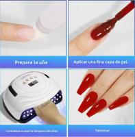 Lámpara Profesional De Uñas 380W 81 LEDs Para Manicura Luz Azul Para Secado De Esmalte De Gel Sin Manos Negras Potencia Grande Para Uñas - details 6