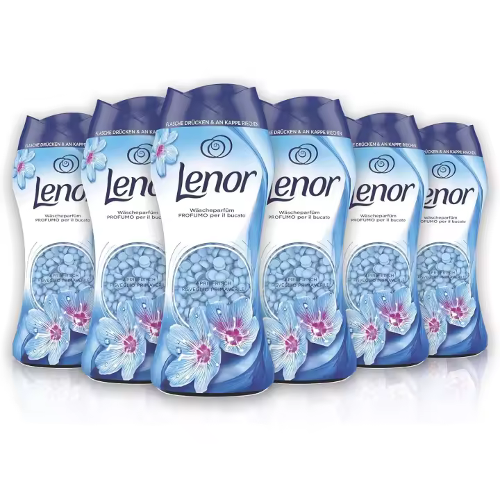 Perfumador Lenor para Ropa, Aroma Primaveral Abril, Paquete 6 (6 X 210 G), Intensificador Perfume - 1